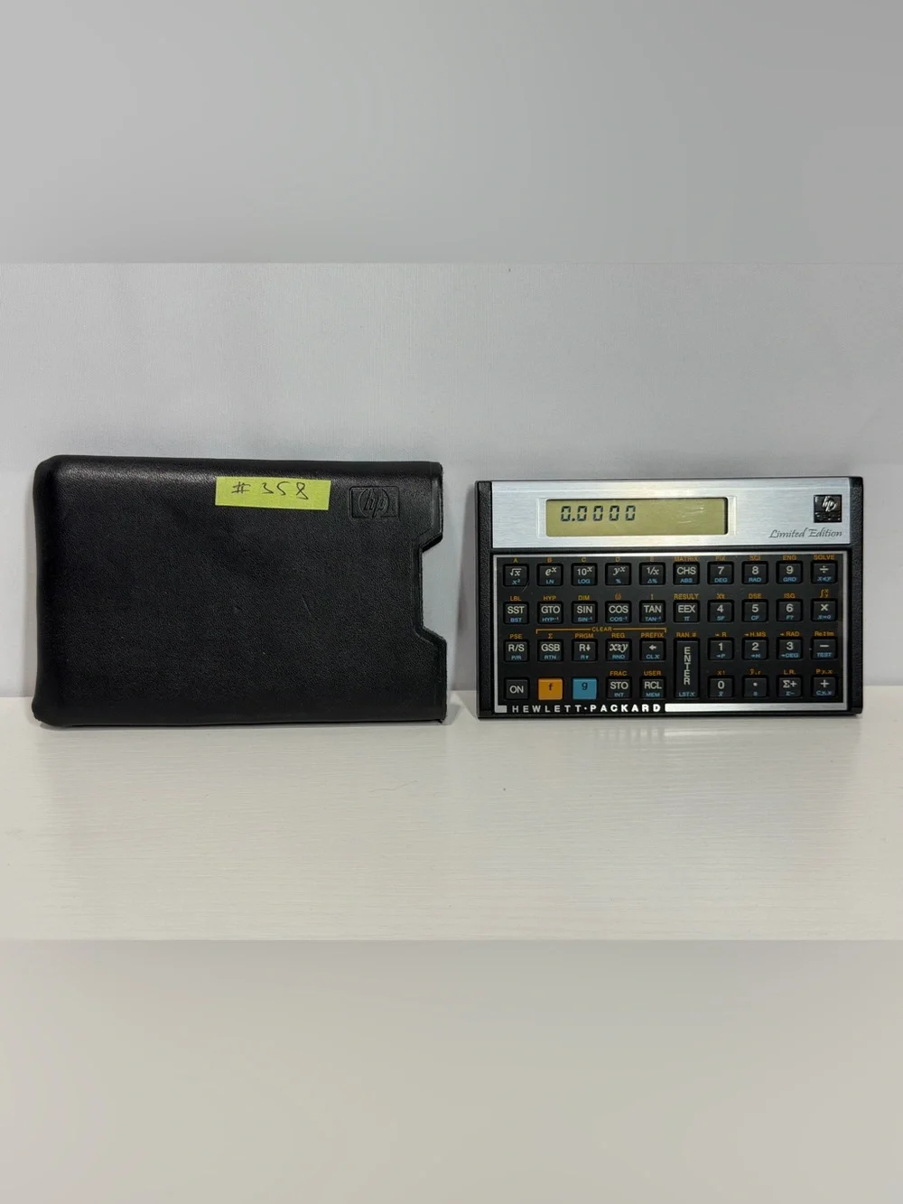 #358 Hewlett Packard HP-15C Calculator USA with Case Working